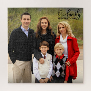 FOTO PERSONALIZADA Família É Tudo quebra-cabeça
