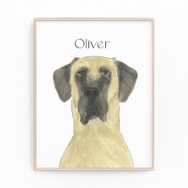 Foto Personalizada Fawn Mascarada Grande Arte Dane