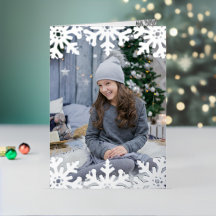 Foto Personalizada Icy Snowflakes