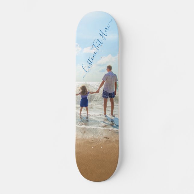 Foto personalizada no skate Suas fotos e presentes (Frente)
