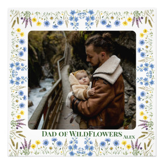 Foto Personalizada Pai e Filha Flor Silvestre