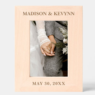 Foto personalizada personalizada de casamento
