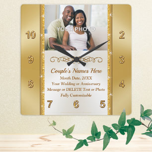 Foto personalizada, relógio de parede para presen