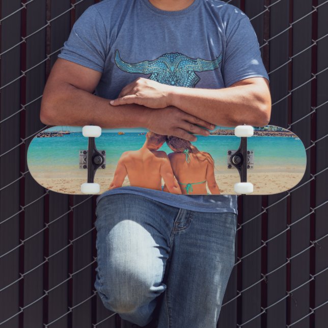 Foto personalizada skate Seu Design de fotos (Ao ar livre 3)