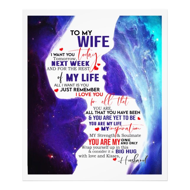 Foto Personalizado Para Minha Esposa (Frente)