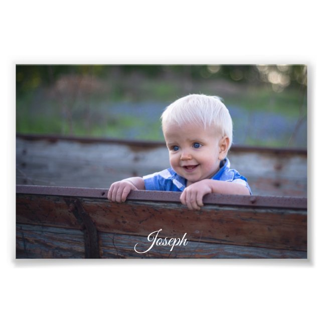 Foto Personalizar Adicionar Nomes para Crianças (Frente)