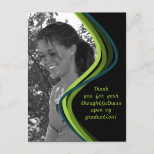 Foto personalizável - Cartões de agradecimentos de