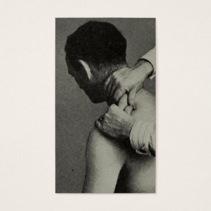 Foto personalizável de massagem Vintage Old Timey