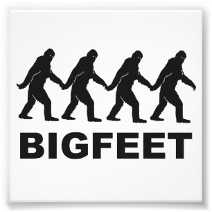 Foto Pés grandes de Bigfoot