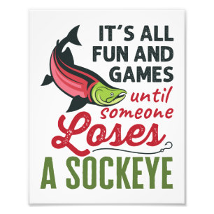 Foto Pesca do salmão Jogos da Diversão dos pescadores S