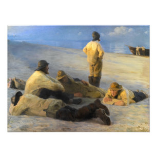 Foto Pescadores na praia de Skagen por Peder Severin Kr