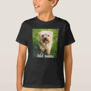 Foto Pet Personalizada E Nome T-Shirt