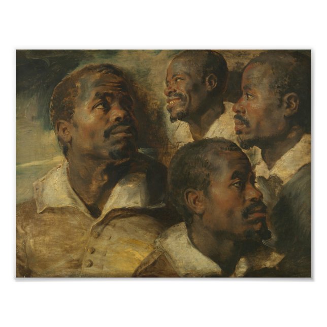 Foto Peter Paul Rubens - Quatro estudos de um chefe (Frente)