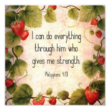 Philippians 4:13 Verso de Bíblia no Design do Eter