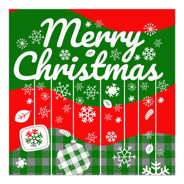 Foto Photo Enlargement -Merry Christmas (Frente)
