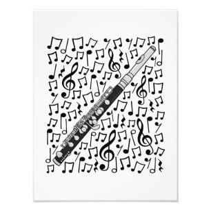 Foto Piccolo Musical Notes Woodwind