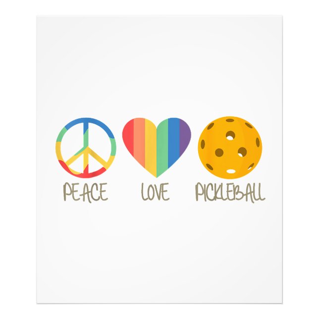 Foto Pickleball de Paz e Amor (Frente)