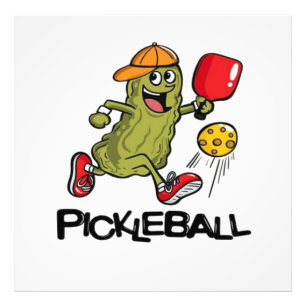 Foto Picles Engraçados Jogando Pickleball