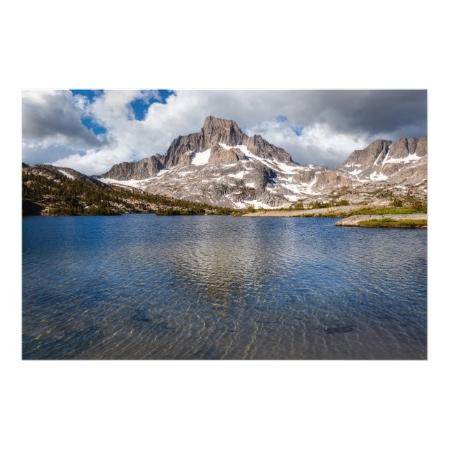 Foto Pico Banner e Lago Thousand Island (Frente)