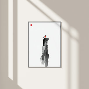 Foto Pico de solitário - Arte de Parede de Tinta Minima