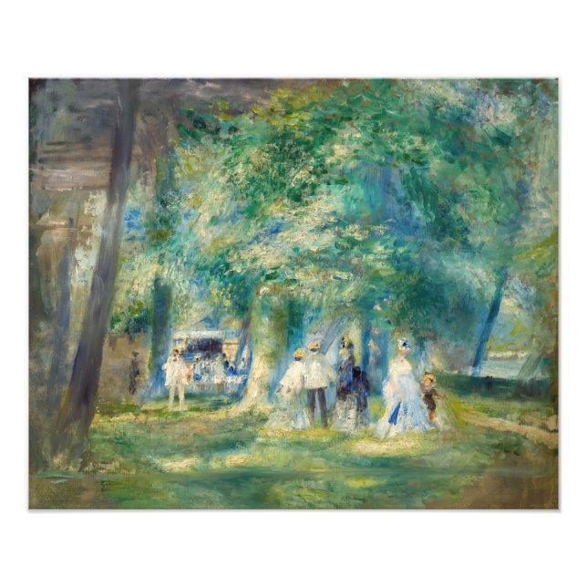 Foto Pierre-Auguste Renoir - A Festa em Saint-Cloud (Frente)