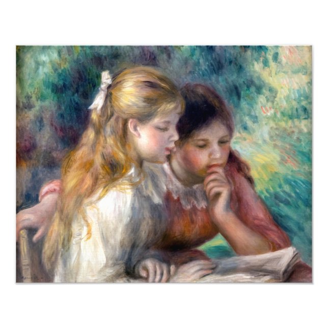 Foto Pierre-Auguste Renoir - A Leitura (Frente)
