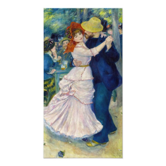 Foto Pierre-Auguste Renoir - Dança em Bougival (Frente)