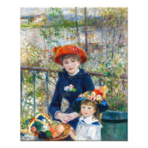 Foto Pierre-Auguste Renoir - Duas irmãs no Terraço