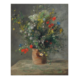 Foto Pierre-Auguste Renoir - Flores em um Vaso 1866