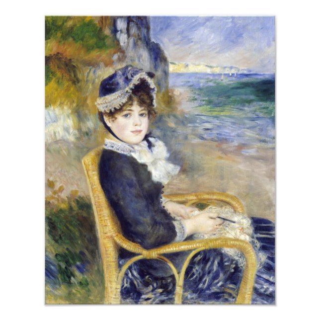 Foto Pierre-Auguste Renoir - Pelo Mar (Frente)