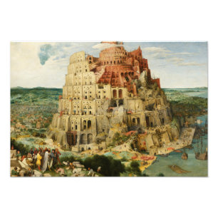 Foto Pieter Bruegel a pessoa idosa - a torre de Babel
