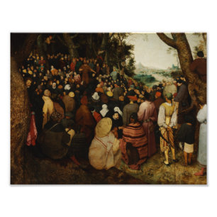 Foto Pieter Bruegel a pessoa idosa - o sermão de St