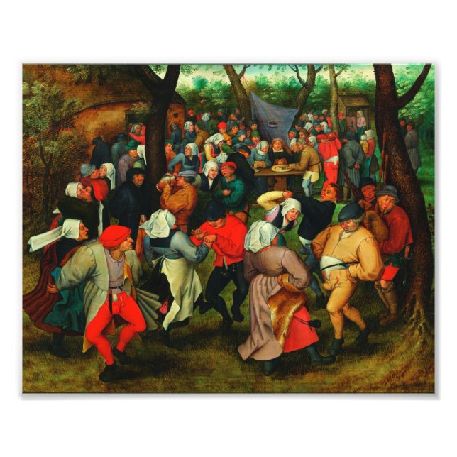 Foto Pieter Bruegel O Velho - A Dança De Casamento (Frente)