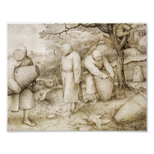 Foto Pieter Bruegel, o Velho - Os Apicultores (Frente)