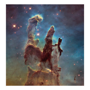 Foto Pilares da Criação, Nebulosa da Águia Hubble Espaç