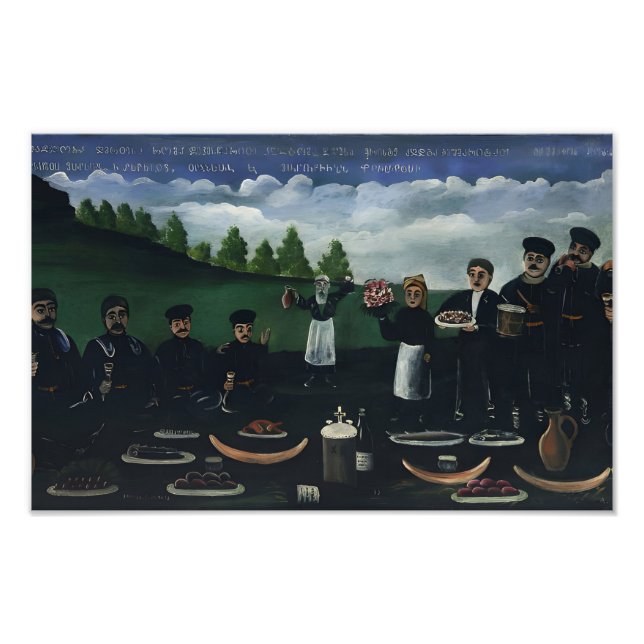 Foto pintor georgiano Niko Pirosmani (Frente)