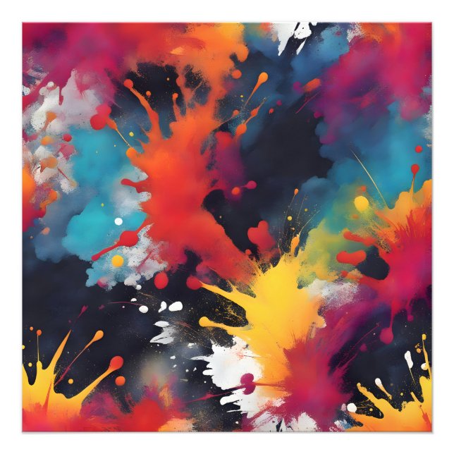 Foto pintura abstrato (Frente)