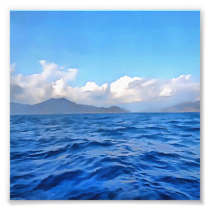 Foto Pintura Costeira de Marmaris Turquoise Azul Egeu