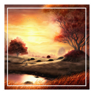 Foto Pintura da Paisagem do outono-68753