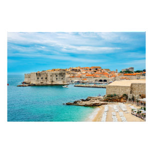 Foto Pintura da praia de Dubrovnik