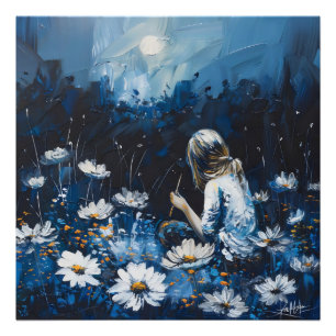 Foto Pintura das Flores Noturnas