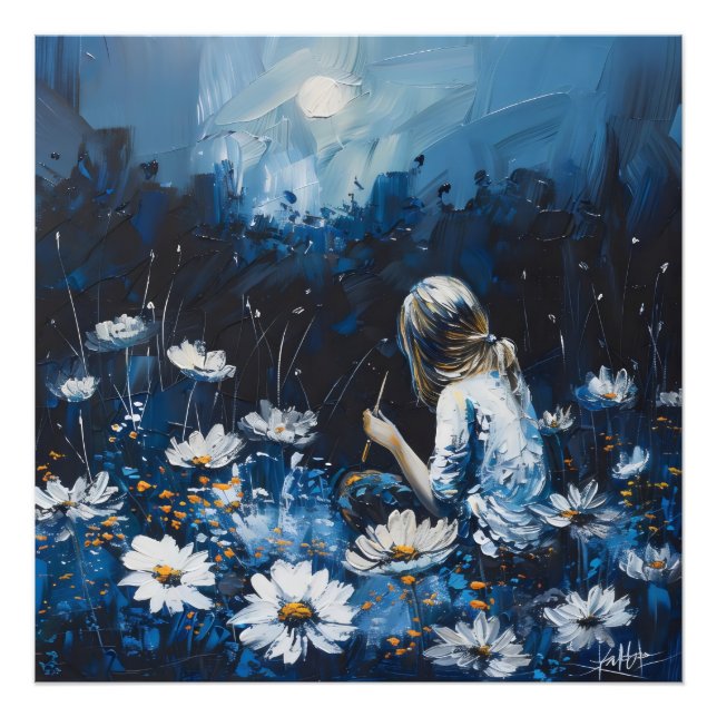 Foto Pintura das Flores Noturnas (Frente)