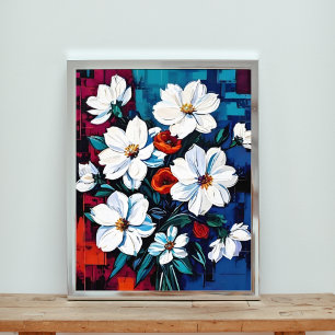 Foto Pintura de Buquê Floral Vibrante