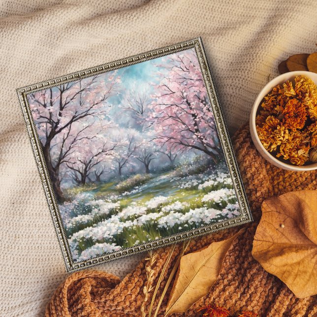 Foto Pintura de Campo de Flor Rosa Dreamy (Criador carregado)