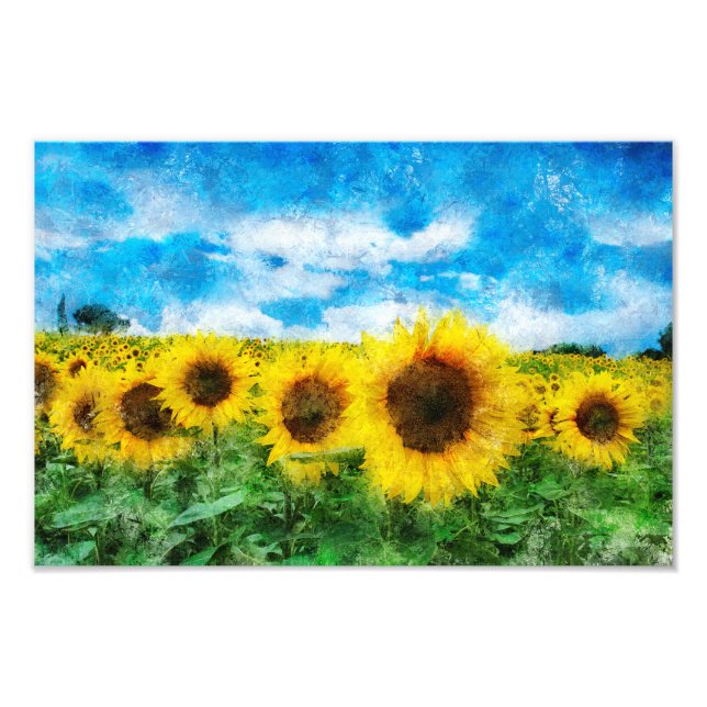 Foto Pintura de girassóis (Frente)