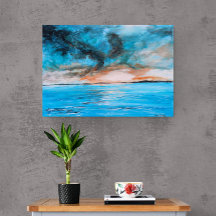 Pintura de Paisagem ao Nascer do Sol