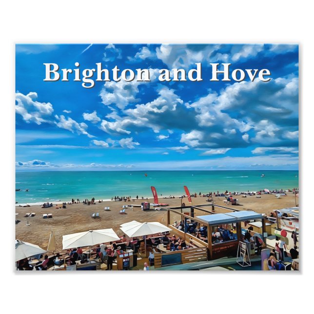 Foto Pintura em Brighton e Hove Beach (Frente)