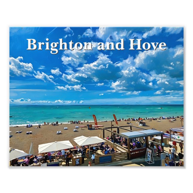 Foto Pintura em Brighton e Hove Beach (Frente)
