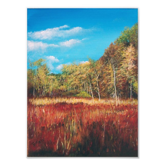 Foto Pintura - Fall Art Michigan Trail | Impressão de f (Frente)