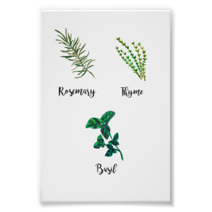 Foto Pintura Herb Garden